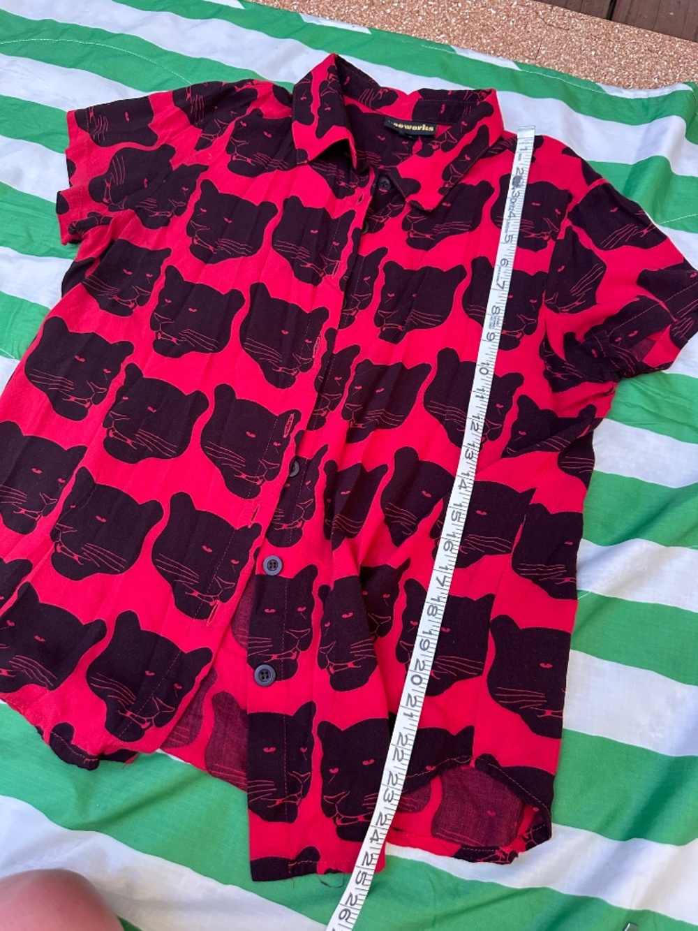 NOOWORKS Joyce rayon button up - Picture 4 of 5